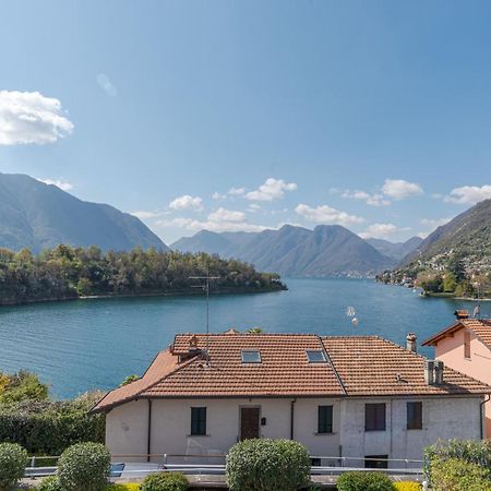 Lake Como Apartment With Balcony And Private Parking Ossuccio Bagian luar foto