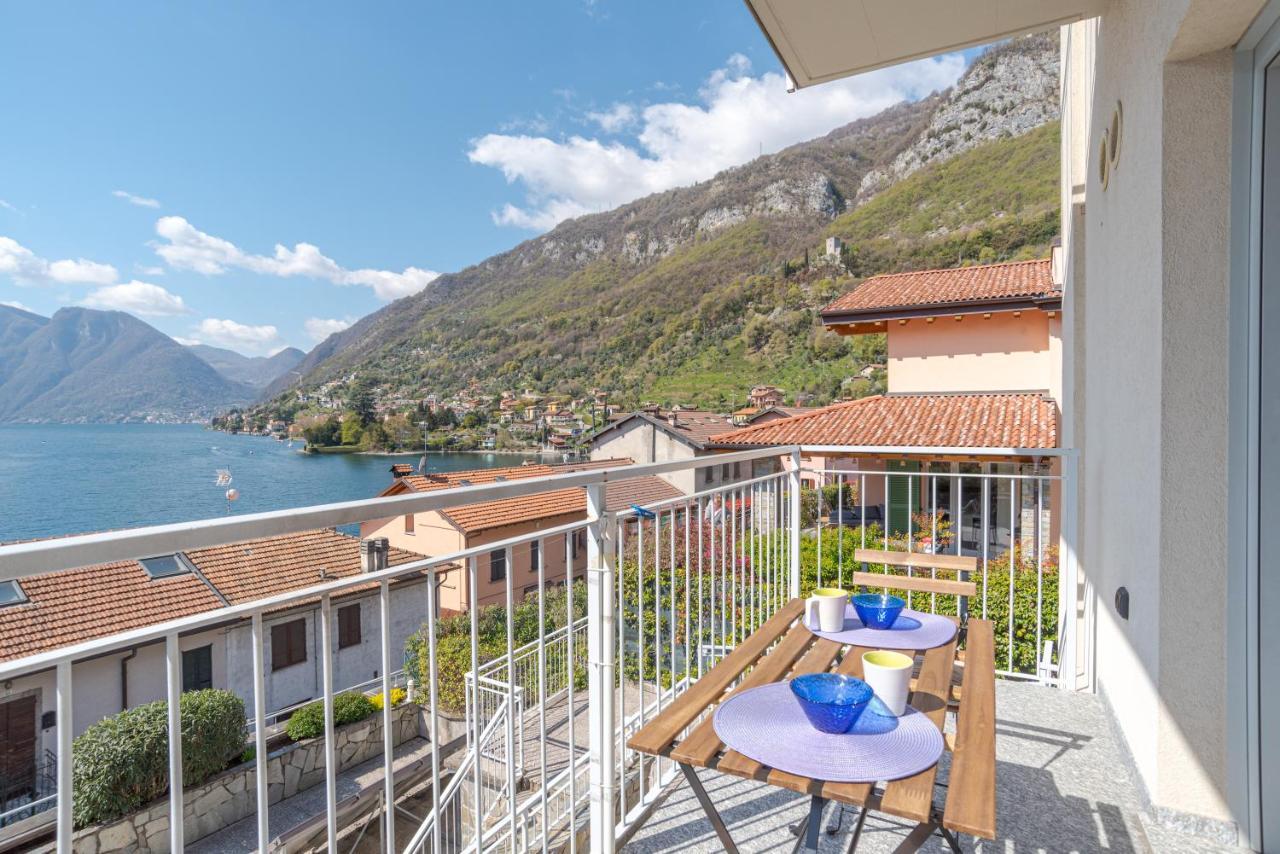 Lake Como Apartment With Balcony And Private Parking Ossuccio Bagian luar foto